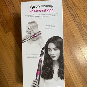 Dyson airwrap - volume + shape. Brand new!
